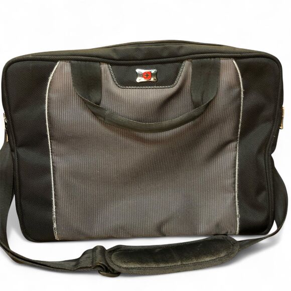 Wegner Swissgear Slim Case 16" Computer Laptop Sleeve Business Briefcase - Picture 1 of 12